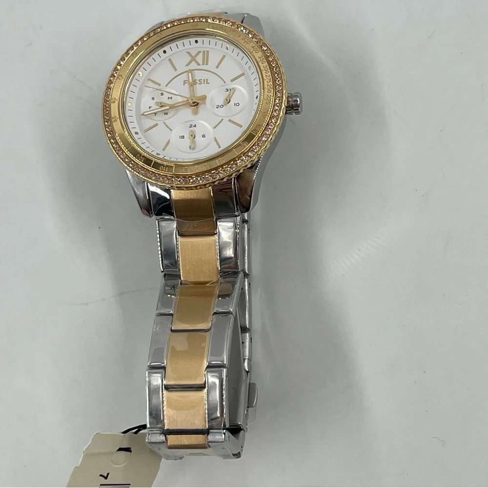 Fossil Stella Sport Women's’s Multifunction Two-Tone Stainless Steel Watch